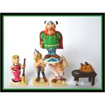 Pixi UDERZO : MINI & VILLAGE ASTERIX Abraracourcix ( 5 figurines )