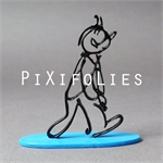Moulinsart HERGÉ : Moulinsart Plomb / Collection Sculpture Tintin Alph-Art 7 CM BLEU