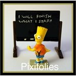 Pixi MINI : Héros de BD Bart and the blackboard