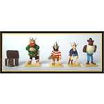 Pixi UDERZO : MINI & VILLAGE ASTERIX Les Pirates ( 5 figurines )