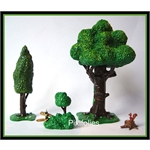 Pixi UDERZO : MINI & VILLAGE ASTERIX Boîte Nature 1 ( 4 fig )